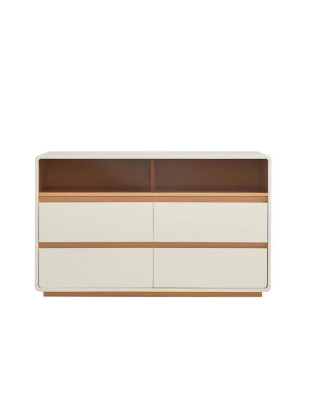 Cómoda 6 cajones Aiko beige