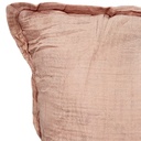 Cojín gasa rosa 45x100