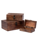 Caja madera oscura 18x10x6cm