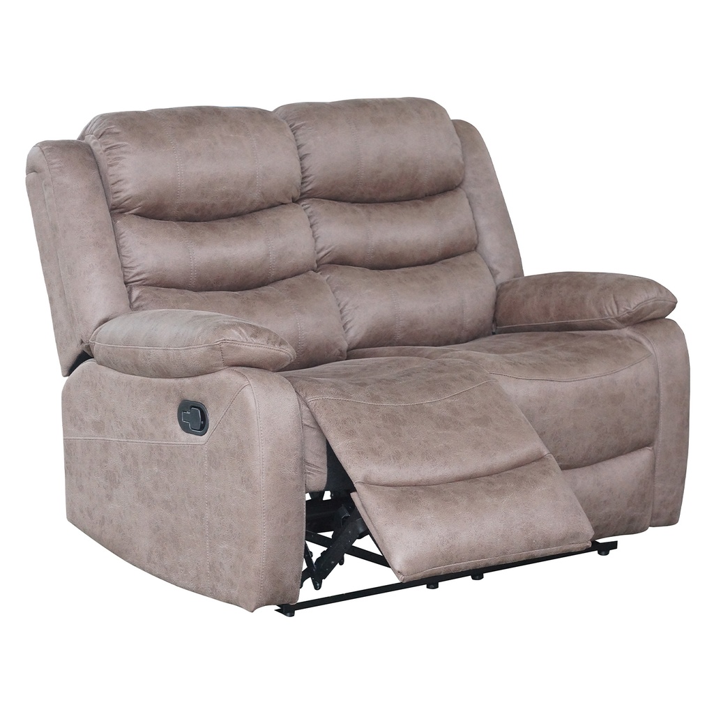 Sofá reclinable 2 cuerpos Siros café