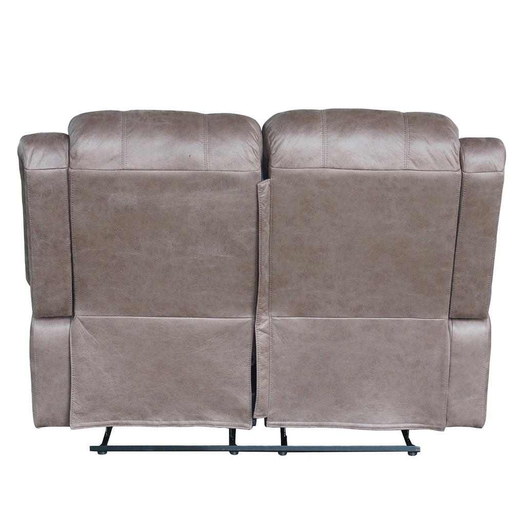 Sofá reclinable 2 cuerpos Siros café