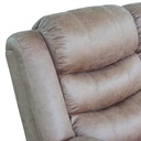 Sofá reclinable 2 cuerpos Siros café