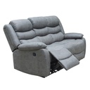 Sofá reclinable 3 cuerpos Siros gris