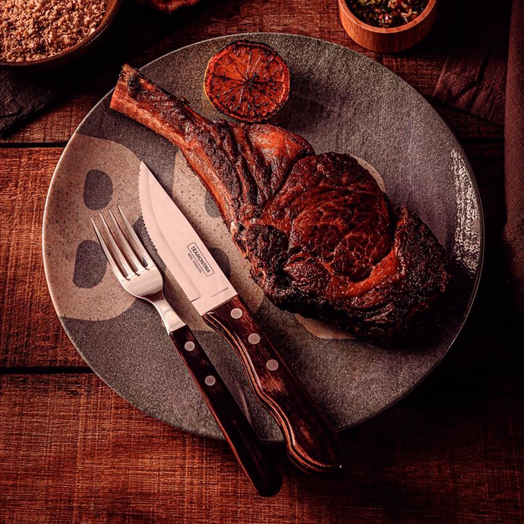 Juego cuchillos asado jumbo 4 pzas.