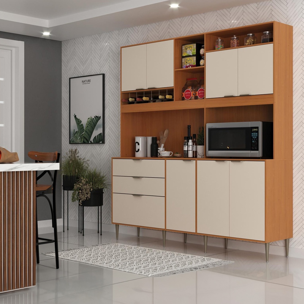 Cocina compacta Bruna blanco