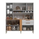 Cocina compacta Helena blanco