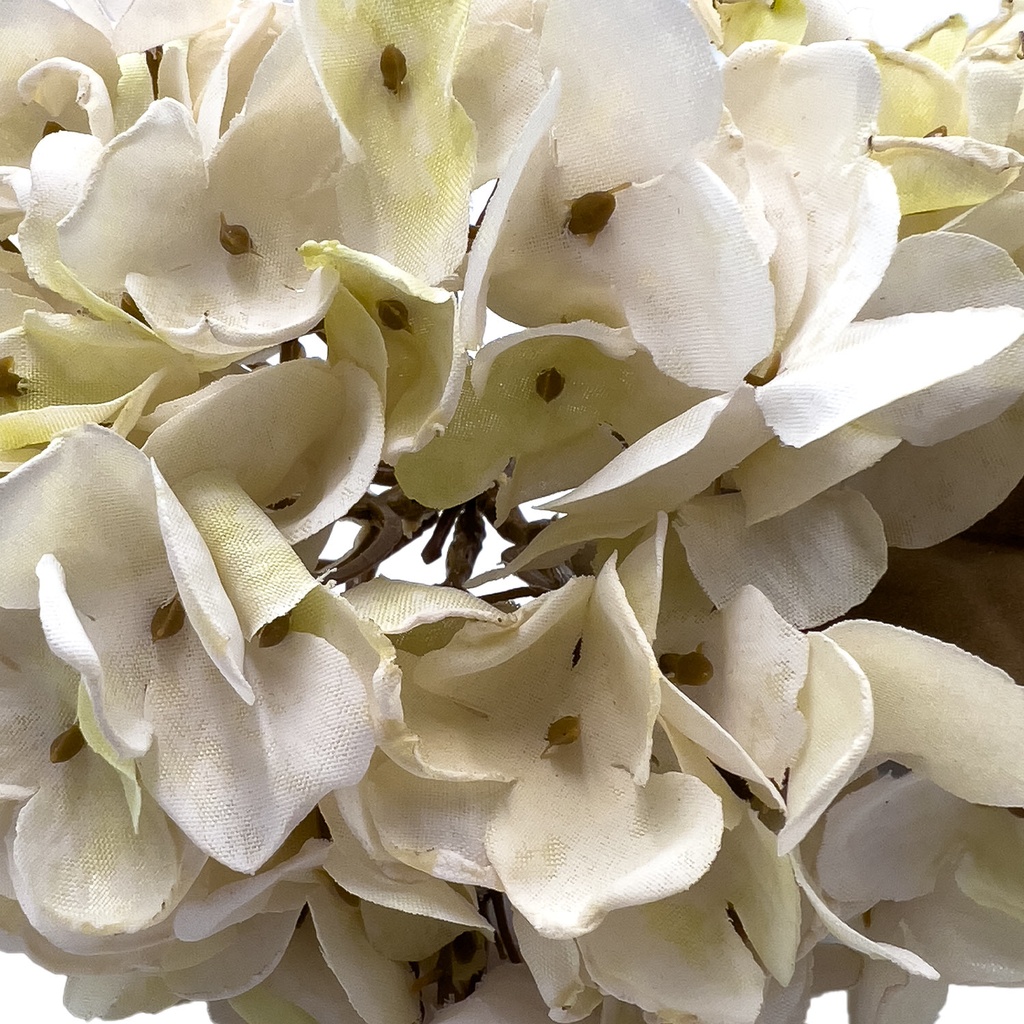 Hortensia artificial blanco 33cm