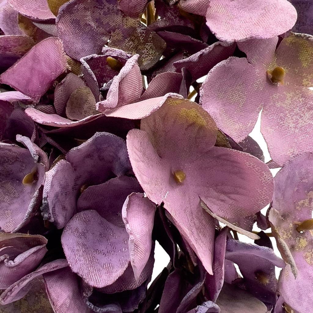 Hortensia artificial burdeo 34cm