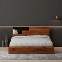 Cama 2 plazas Boegel café 150x200cm