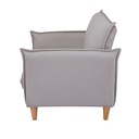 Futón con almacenaje Narvik gris