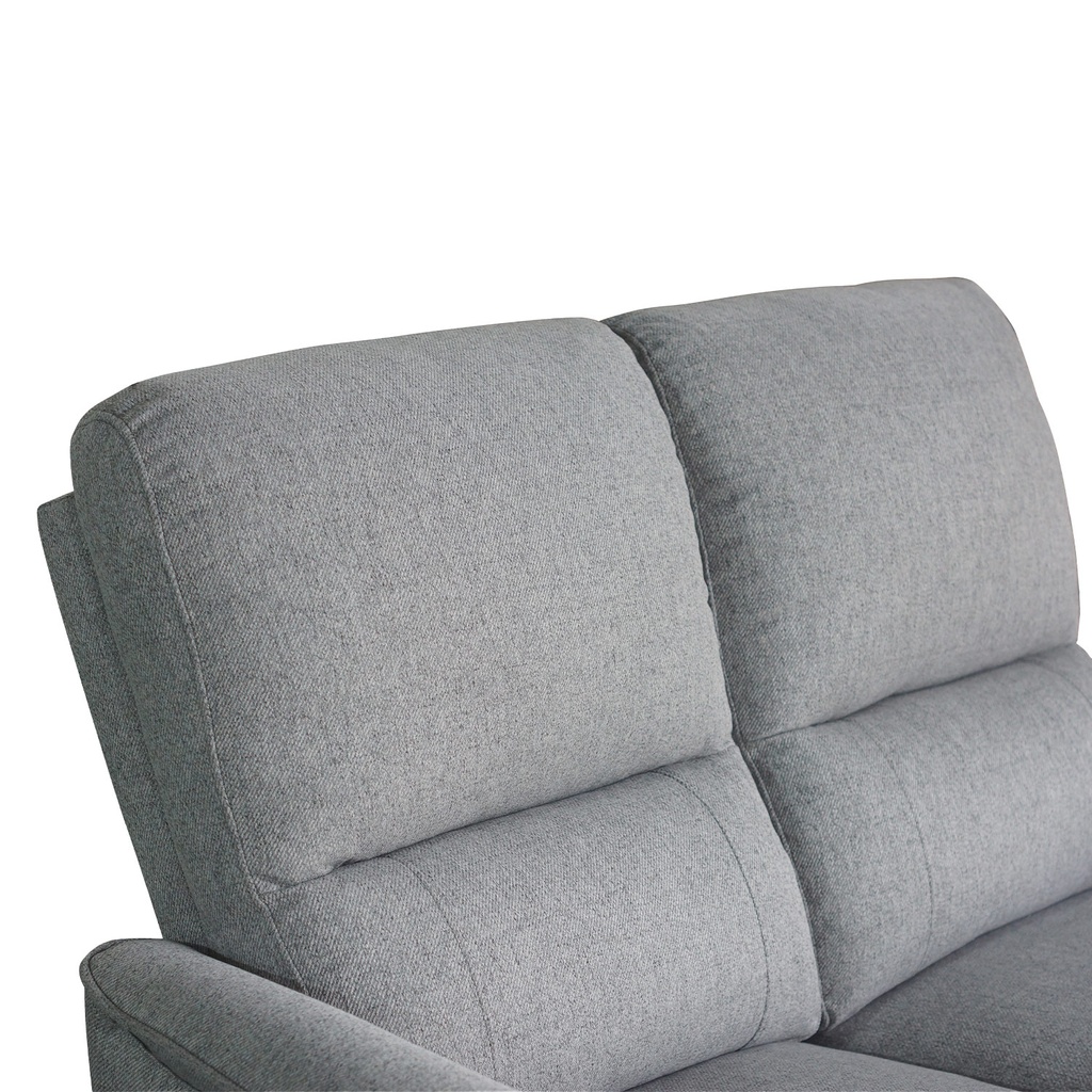 Sofá reclinable 2 cuerpos Milos gris