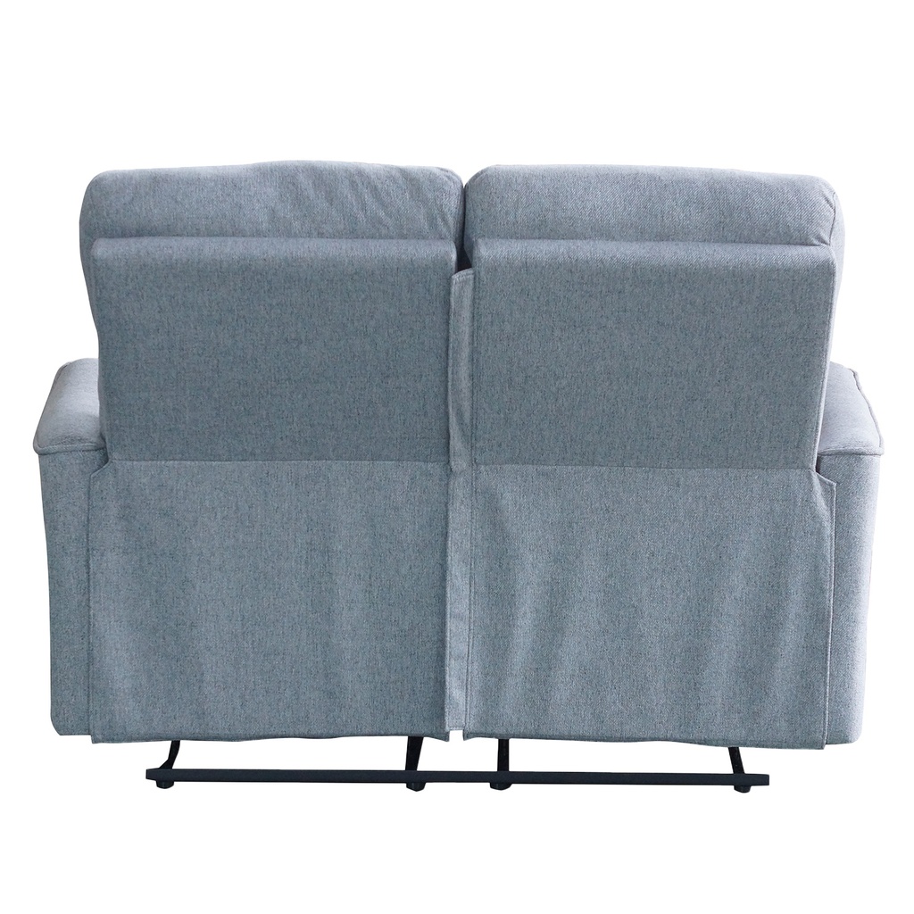 Sofá reclinable 2 cuerpos Milos gris