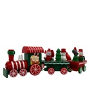 Tren navidad decorativo madera 41,5cm