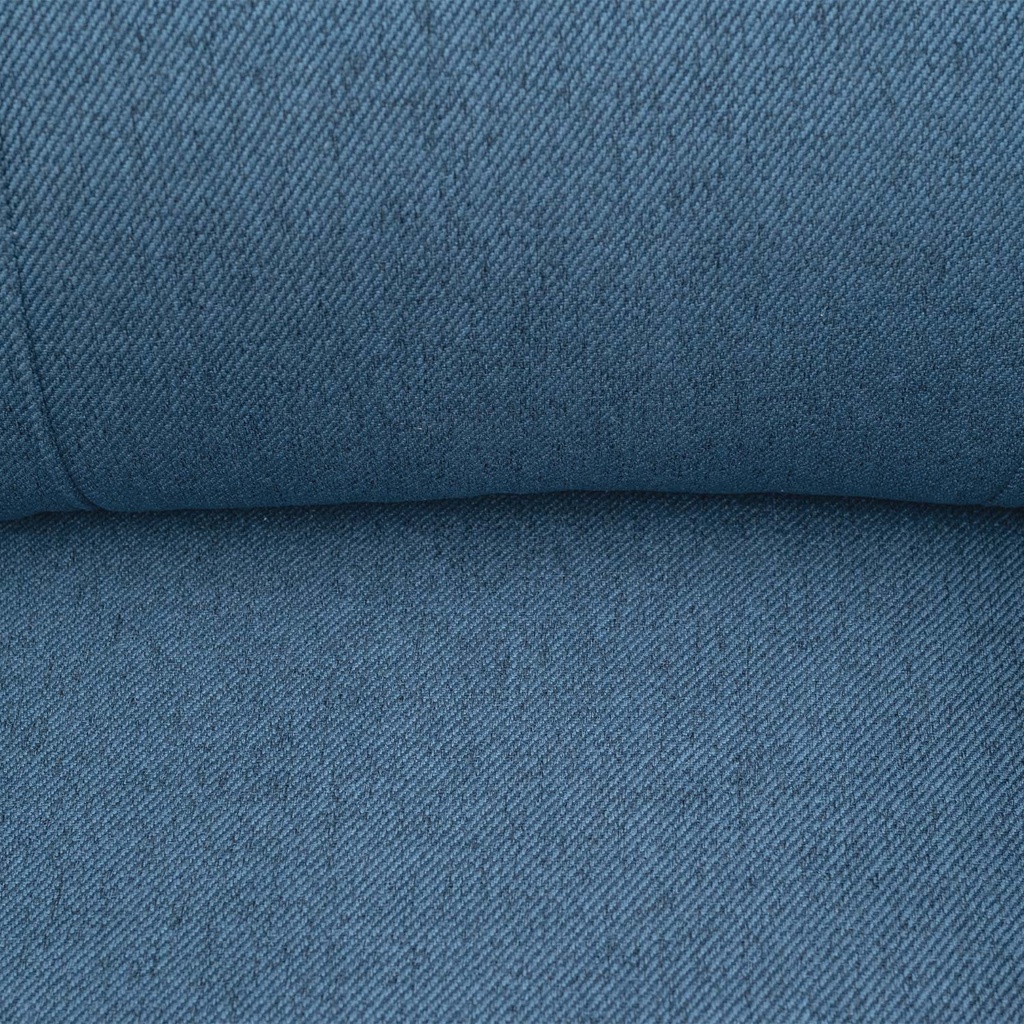 Sofá reclinable 2 cuerpos Milos azul