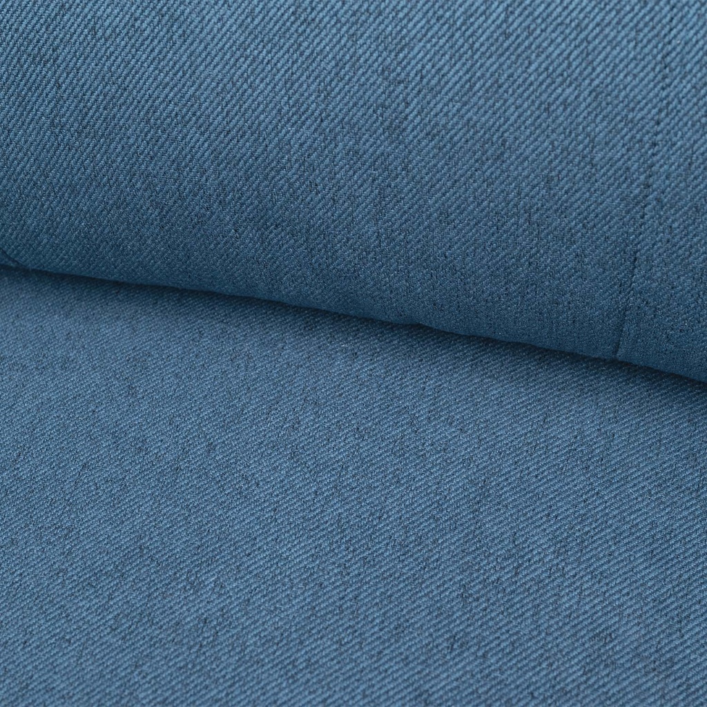 Sofá reclinable 3 cuerpos Milos azul