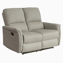 Sofá reclinable 2 cuerpos Milos beige