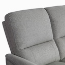 Sofá reclinable 2 cuerpos Milos beige