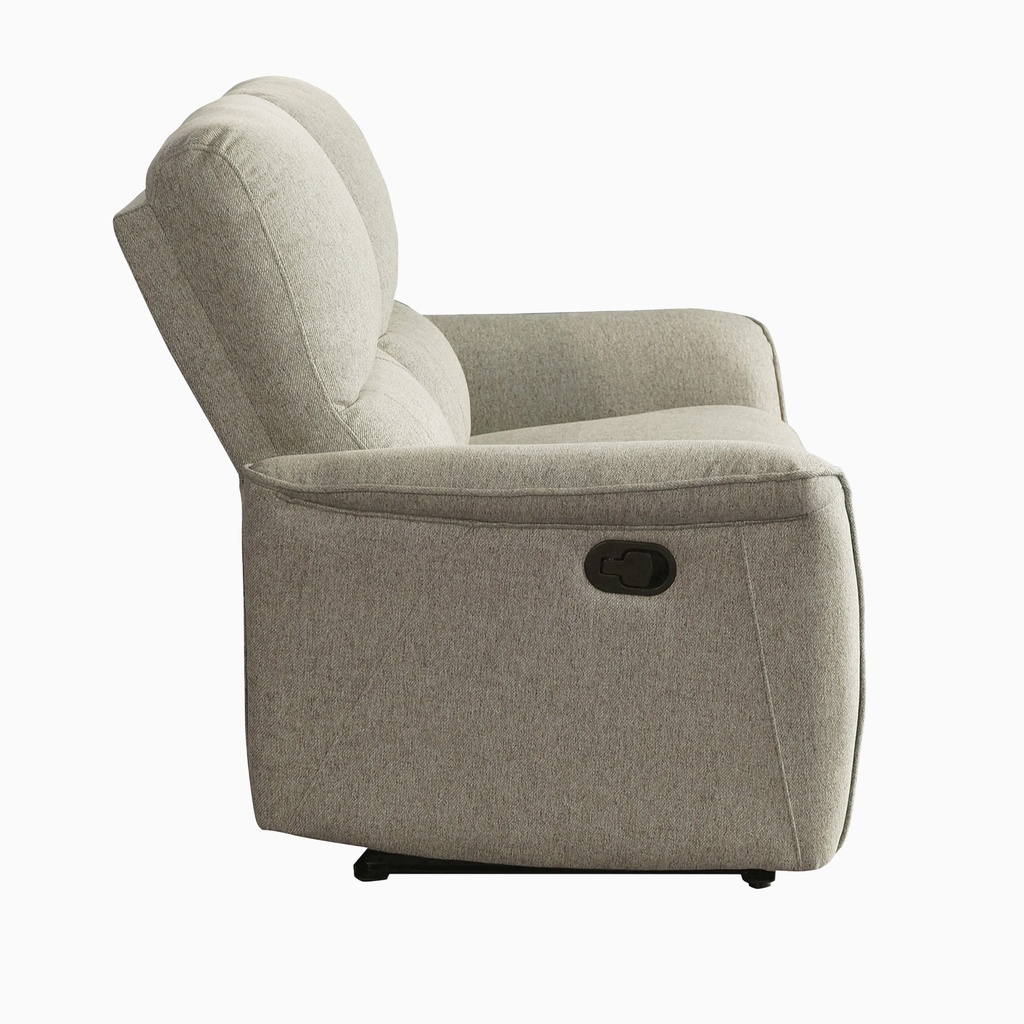 Sofá reclinable 2 cuerpos Milos beige