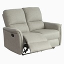 Sofá reclinable 2 cuerpos Milos beige
