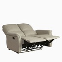 Sofá reclinable 2 cuerpos Milos beige