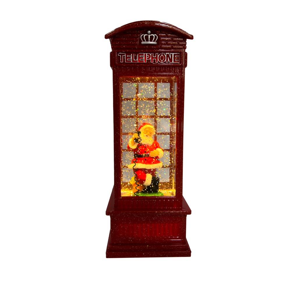 Santa cabina telefónica