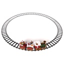 Tren navidad con rieles