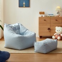 Pouf Evan azul + ottoman