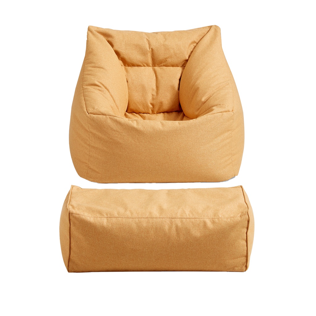Pouf Evan naranjo + ottoman