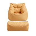Pouf Evan naranjo + ottoman
