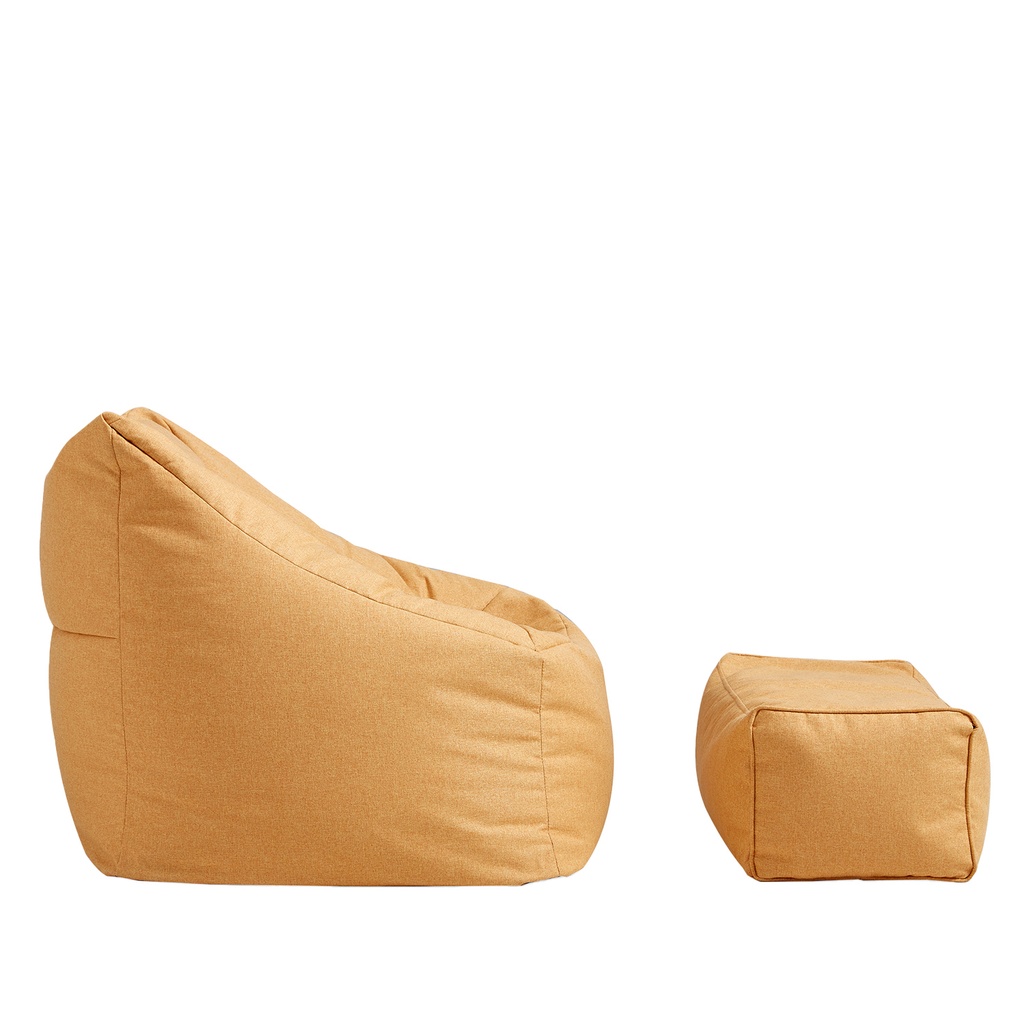 Pouf Evan naranjo + ottoman