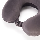 Cojin p/cuello 200g memory 30x29cm gris mb001t-gr