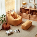 Pouf Evan naranjo + ottoman