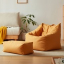 Pouf Evan naranjo + ottoman