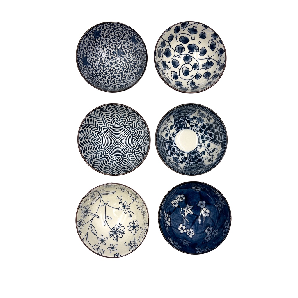 Bowls diseños 11,5cm set de 6