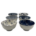 Bowls diseños 11,5cm set de 6