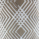 Macetero cemento lineas blancas 12cm