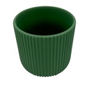Macetero ranurado menta 14cm