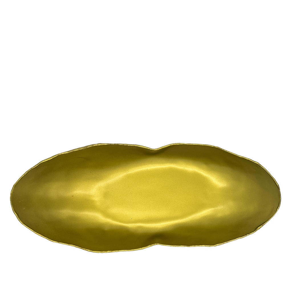 Fuente dorada 36x17cm
