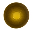 Macetero dorado hojas 18cm