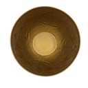 Macetero dorado hojas 13cm