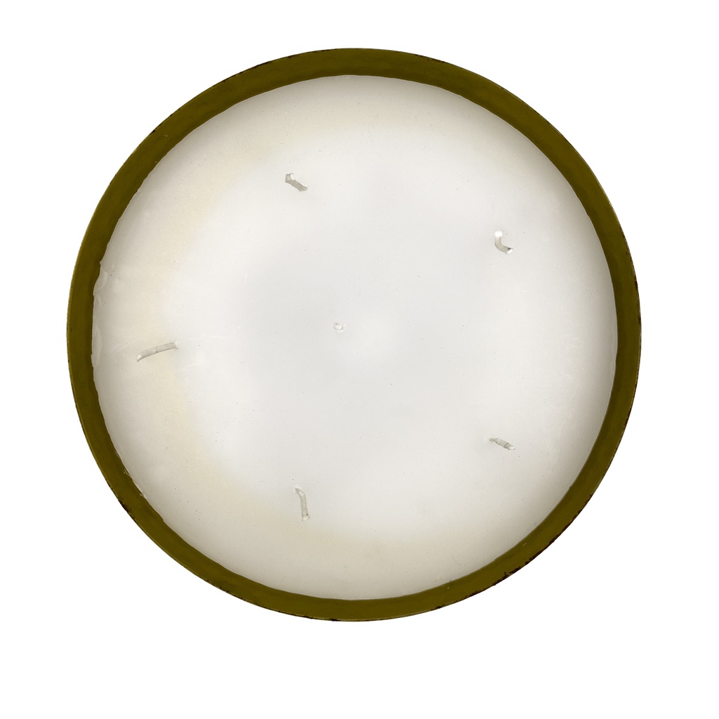 Vela con bowl dorado 20cm