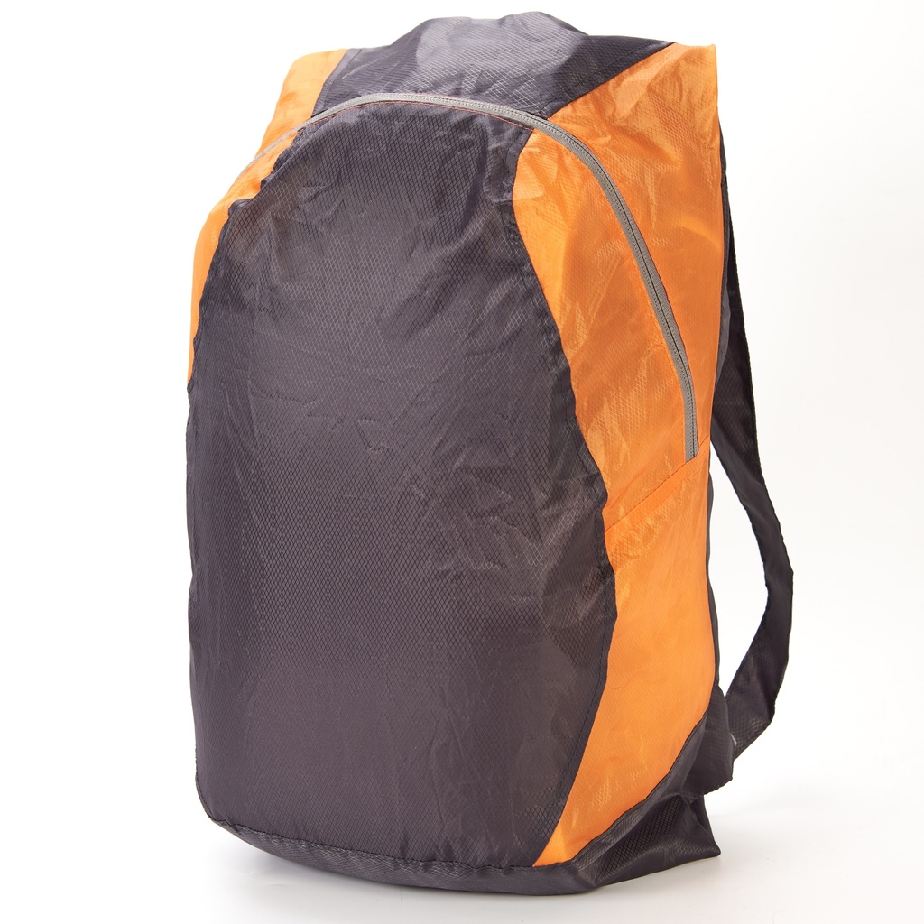 Mochila plegable 30x18x42cm naranjo tc027c-or