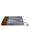 Tabla madera mármol gris 20x30x2cm