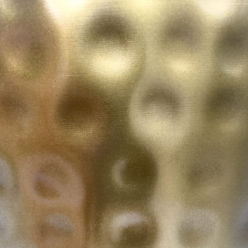 Macetero dorado pedestal 25x25x27cm