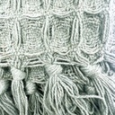 Manta waffle verde 130x170cm