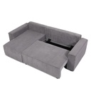Sofá cama seccional Vito gris