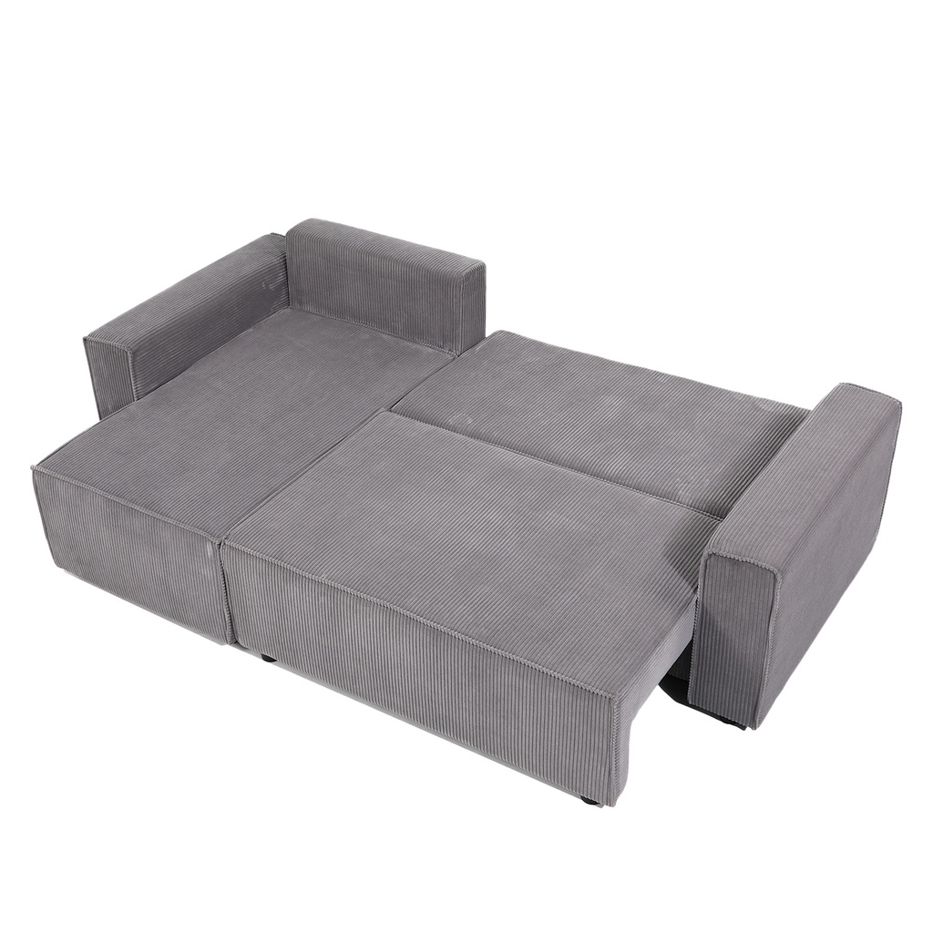 Sofá cama seccional Vito gris