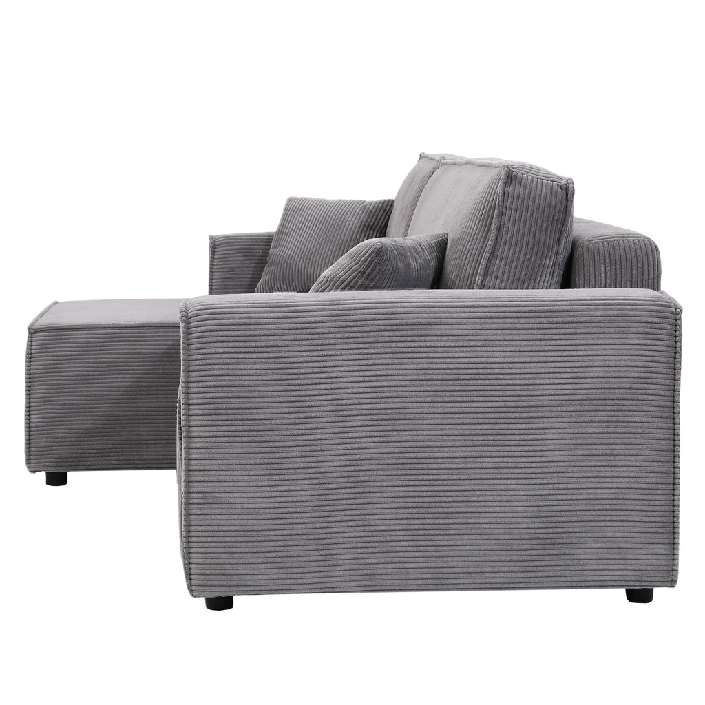 Sofá cama seccional Vito gris