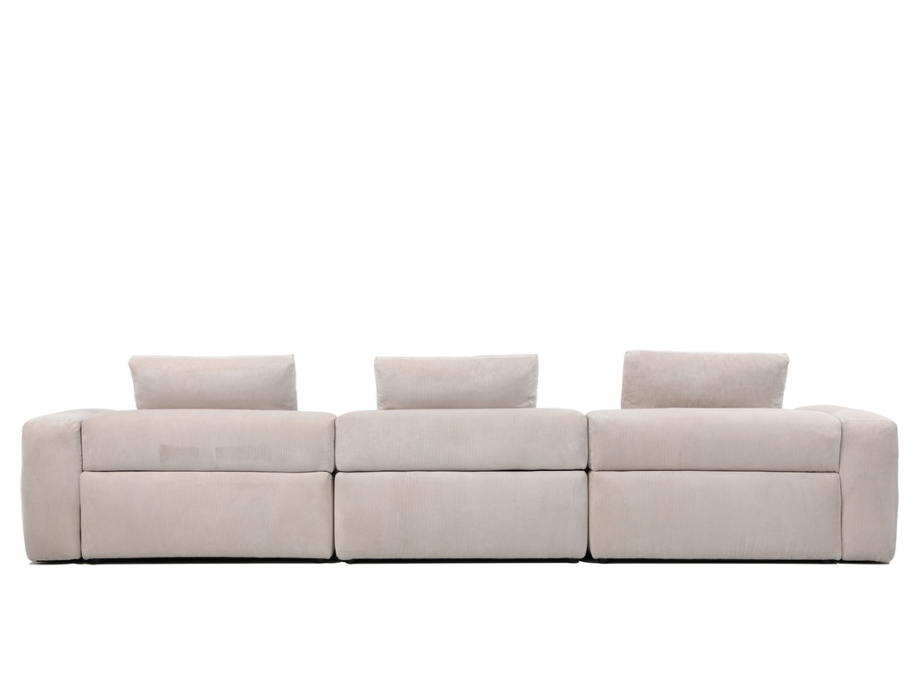 Sofá modular izquierdo Dante gris claro