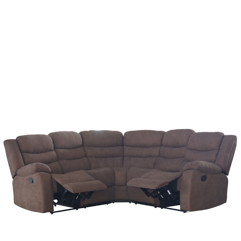 Sofá seccional reclinable Austin café